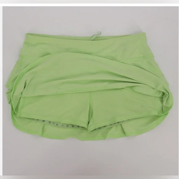 Athleta SWAGGER Skirt neon bright Lime Skirt SOLD OUT ONLINE! - Picture 2 of 10
